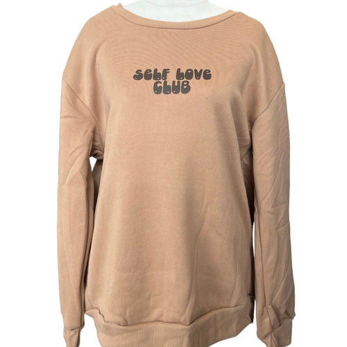 Self Love Club Sweatshirt - Caramel