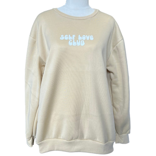 Self Love Club Sweatshirt - Cream