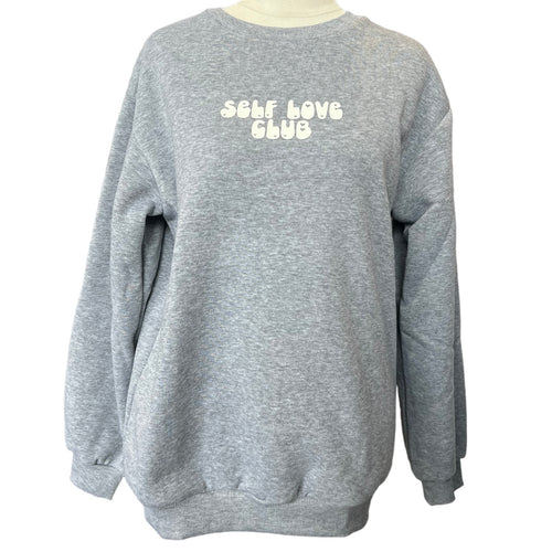 Self Love Club Sweatshirt - Grey
